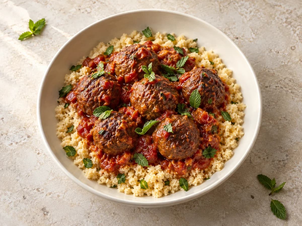 Harissa meatballs